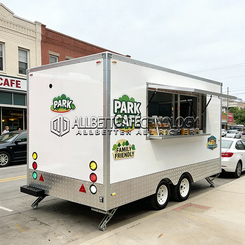

Allbetter Fully Catering Equipped Food Truck Hot Dog Food Cart USA Customized Food Trailer with Full Restaurant Equipment