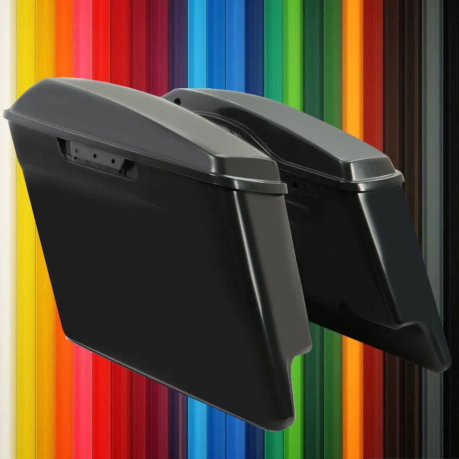 

5 ид # 034; Растянутые жесткие седельные сумки для Harley Road King Street Glide 1424