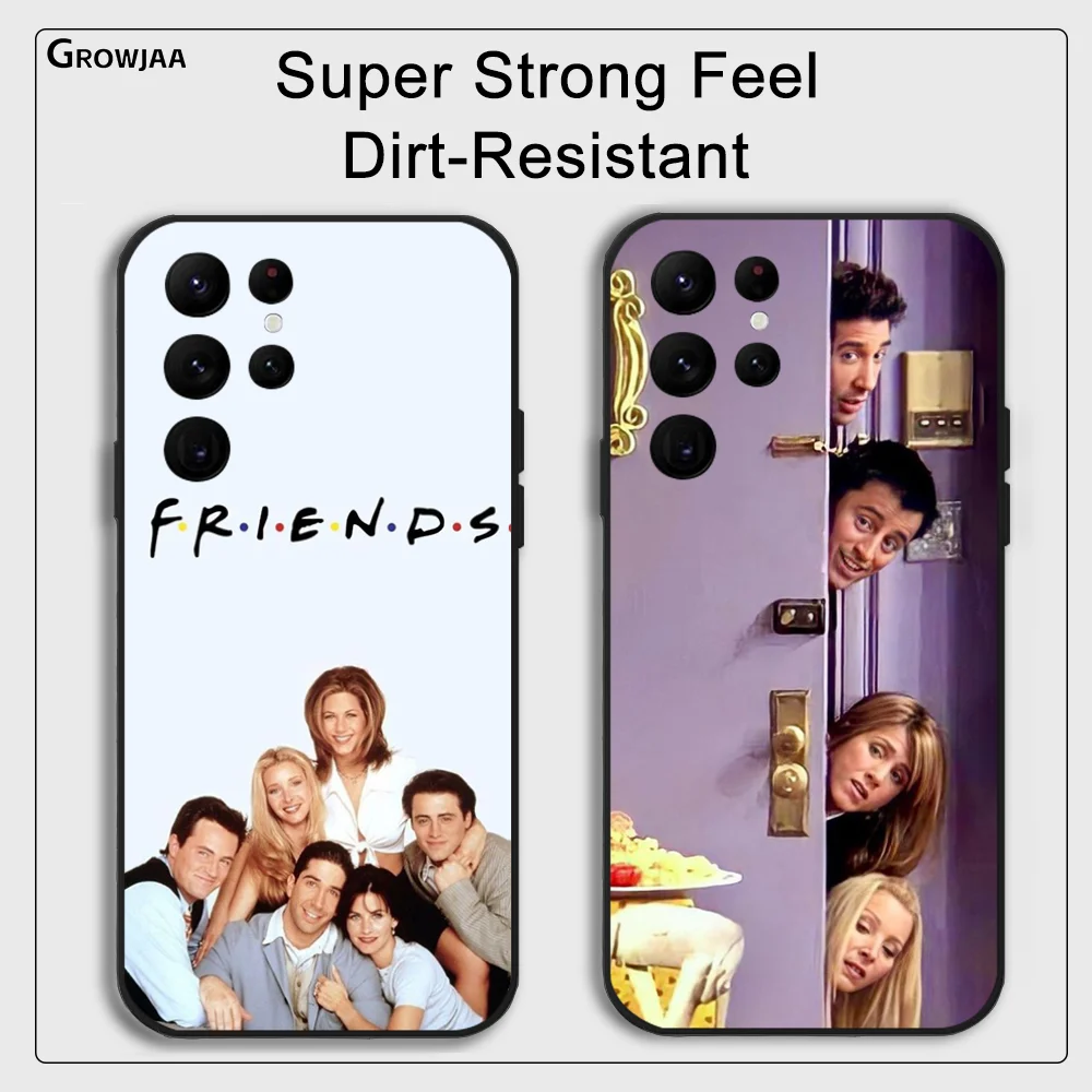 F-Friends TV program Phone Case for Samsung Galaxy S24 Ultra S22 S23 Ultra S21 S20 5G Protective Silicone TPU Funda Anti Drop