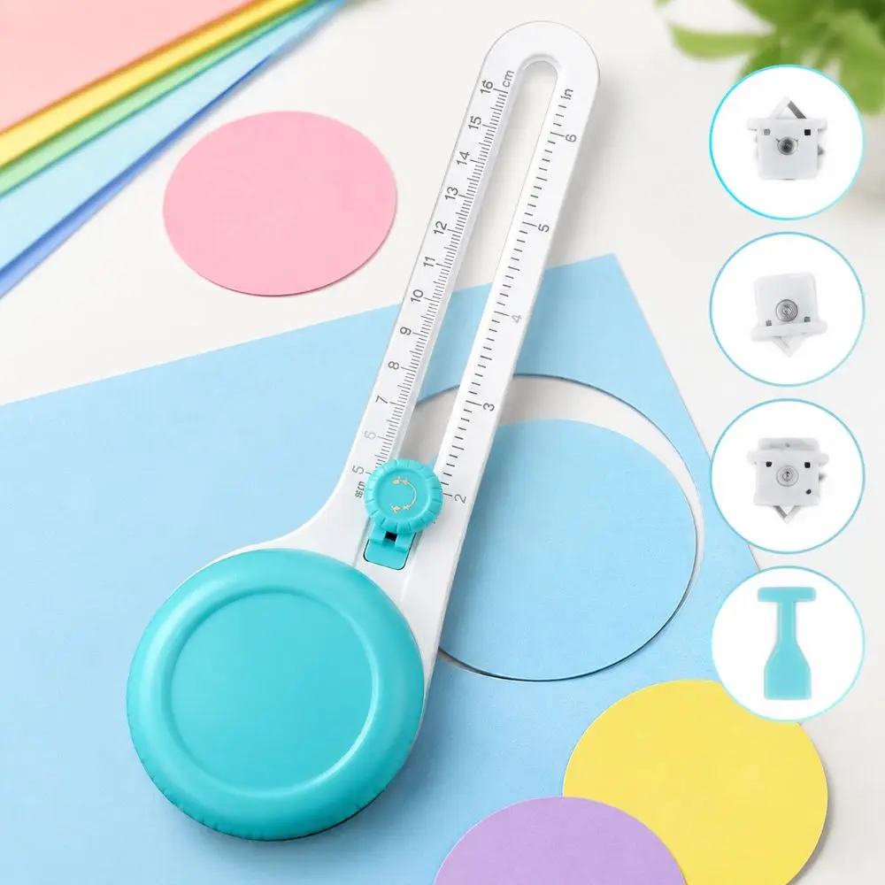 New Handicraft Circular Paper Cutter Cards Cutters Paper-Cutting Craft Circle Cutter DIY Compass Circle Cutter Student Use