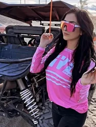 2025 Women's sweatshirt cycling shirt  mtb jersey  Mountain bike  motocross jersey enduro downhill clothing