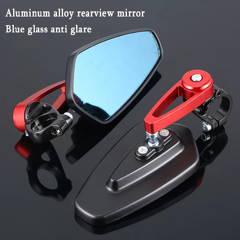 1 Pair Universal Motorcycle Aluminum Mirrors Handle Bar End for Ducati MONSTER 400 620 MTS 695 696 796 S2R 800 DaRk