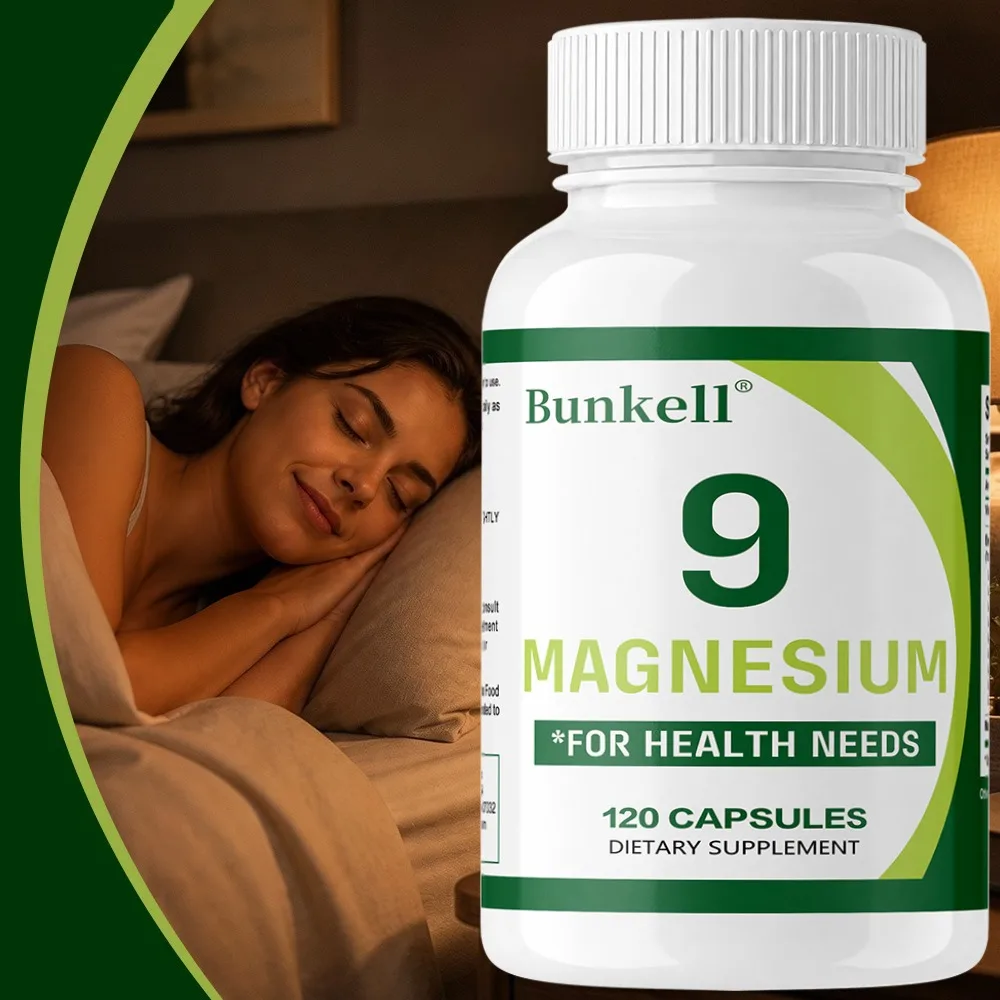 Magnesium Complex, 9-in-1 High Absorption, with Glycinate and L-threonate for Bedtime Calm, Leg Cramps, Restful Nights