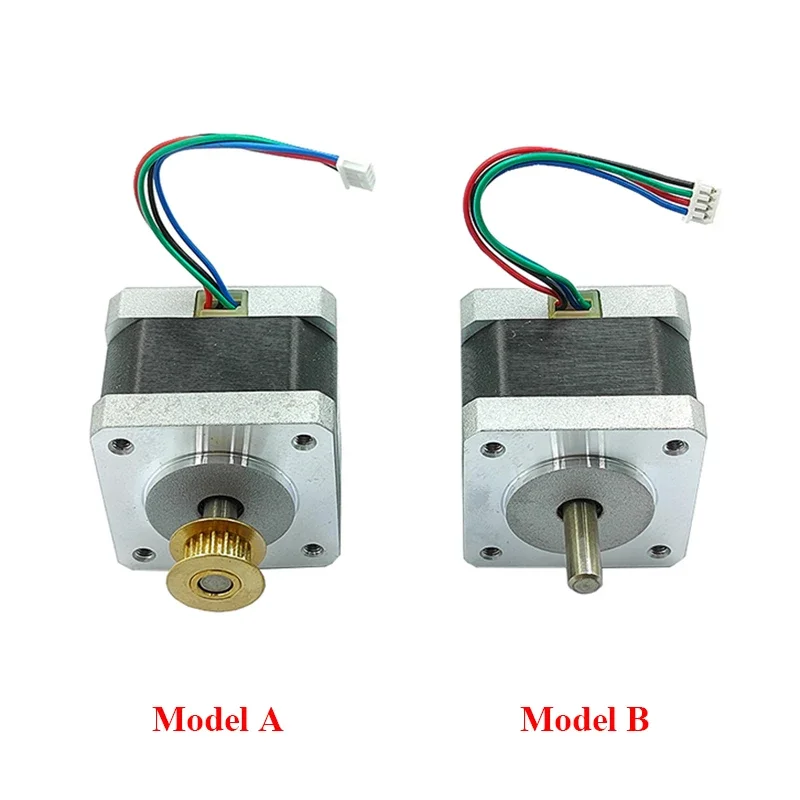 NEMA 14 0.9 Degree 35MM Stepper Motor 2-Phase 4-Wire Stepping Motor 5mm Shaft Pulley for 3D Printer CNC Robot Engraving Machine