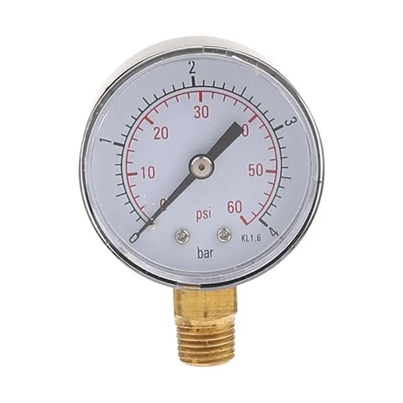 Vacuum Pressure Gauge Air Gauge Air 0-60 Mini Pressure Gauge Pool Spa Filter Water Pressure Measuring