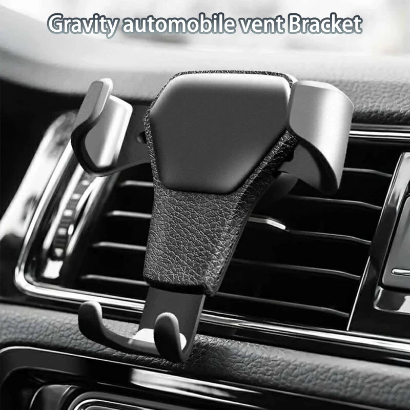 Gravity Expansion Automatic Car Holder Mobile Phone Bracket Air Outlet Port GPS Navigation Stand Support iPhone For Samsung