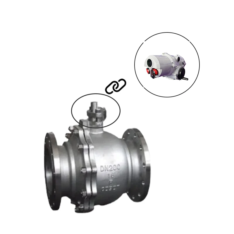 DN300 Motor Operated Cast Steel WCB Industrial Valve Ball Valve