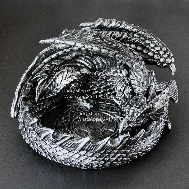 Personalized and trendy Tajiao dragon-shaped European household creative multifunctional fashionable ashtray