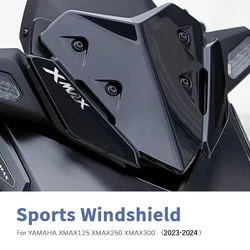 Motorcycle Sports Windshield Windscreen Wind Shield Deflectore Screen For YAMAHA XMAX125 XMAX250 XMAX300 XMAX X MAX 2023-2024