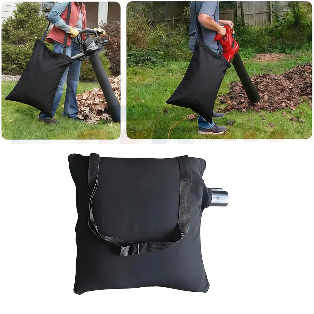 

For 51436 Leaf Blower Bag Garden Cleanup Spacious Debris Capacity Quick Attachment Lightweight Handling Tear-resistant Polyester