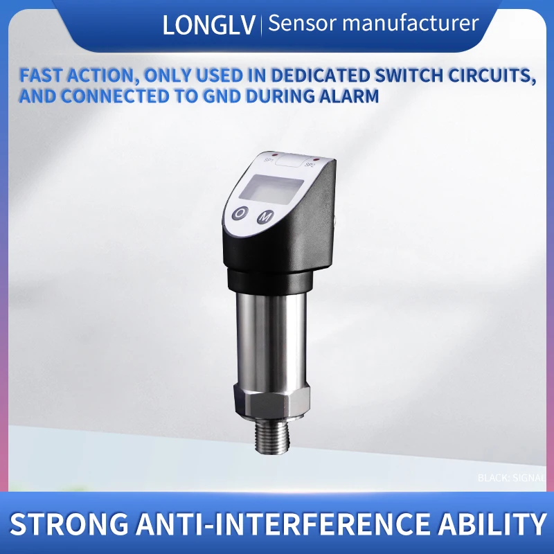 PTL517 digital pressure sensor transmitter, liquid oil gas water vacuum positive and negative pressure switch