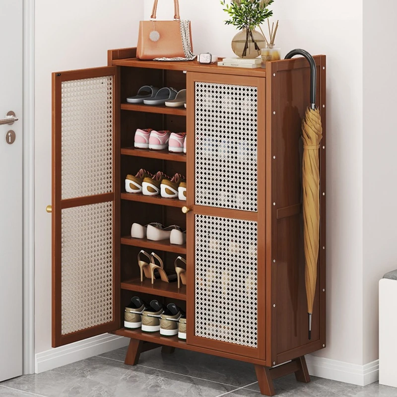 

Multi-functional Multi-layer shoe rack outside the door of the household, dustproof small shoe cabinet, indoor corridor entry