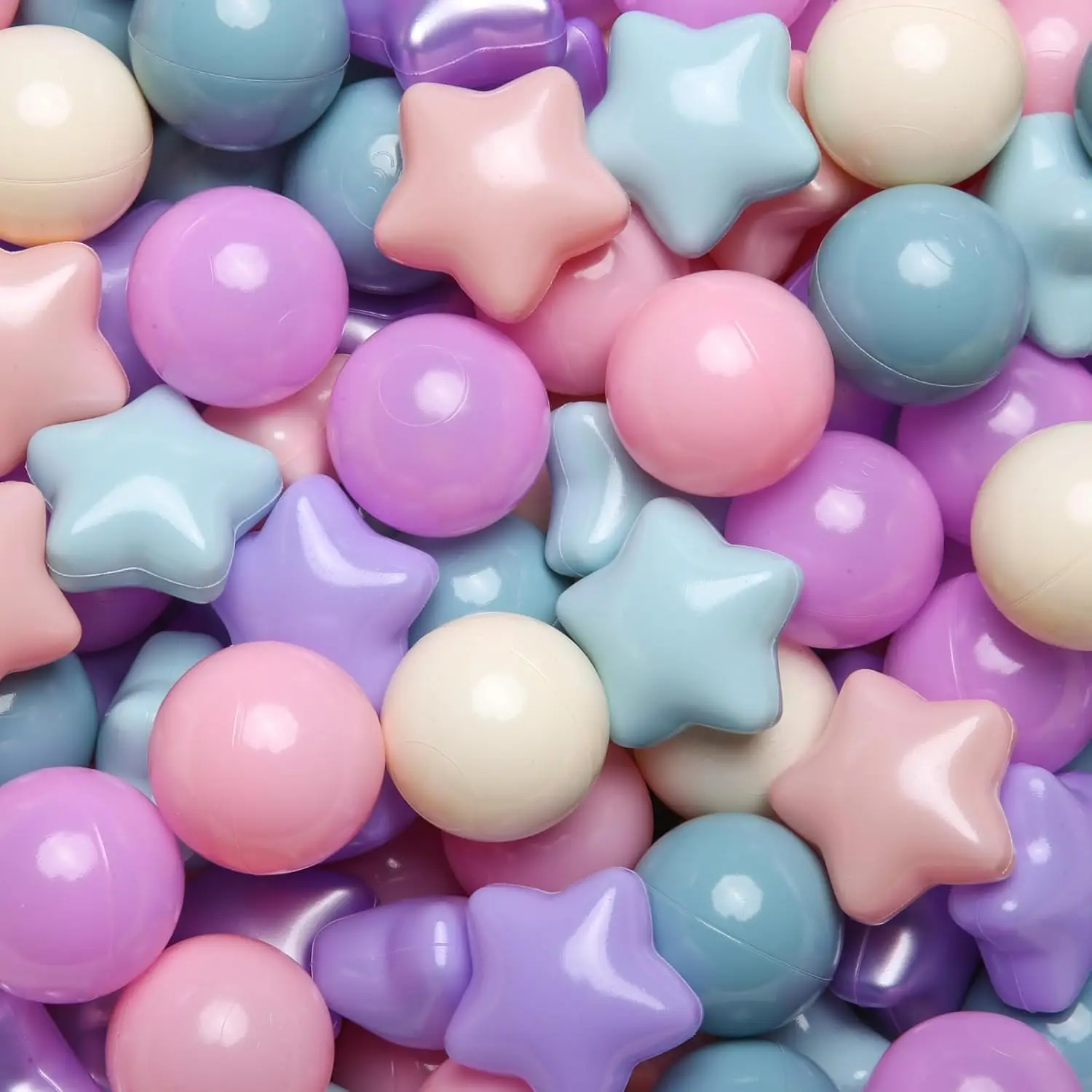 200 pièces boules de fosse pour les tout-petits Non toxique anti-écrasement balles de jeu en plastique souple bébé enfants forme tente piscine jouer
