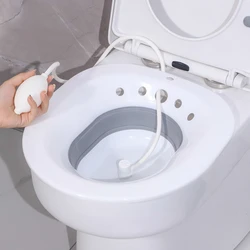 Portable Bidet Sitz Bath Tub Basin For Pregnant Women Elderly Postpartum Hemorrhoids Patient Toilet Sitz Bath Tub Basin Bidet