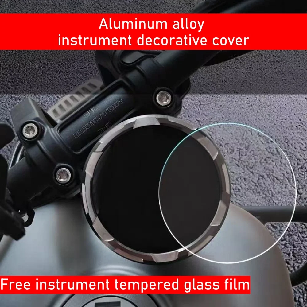 For QJMOTOR SRV 300 350 250V modified instrument panel cover, SRV 400 150 instrument panel diaphragm, speedometer protective