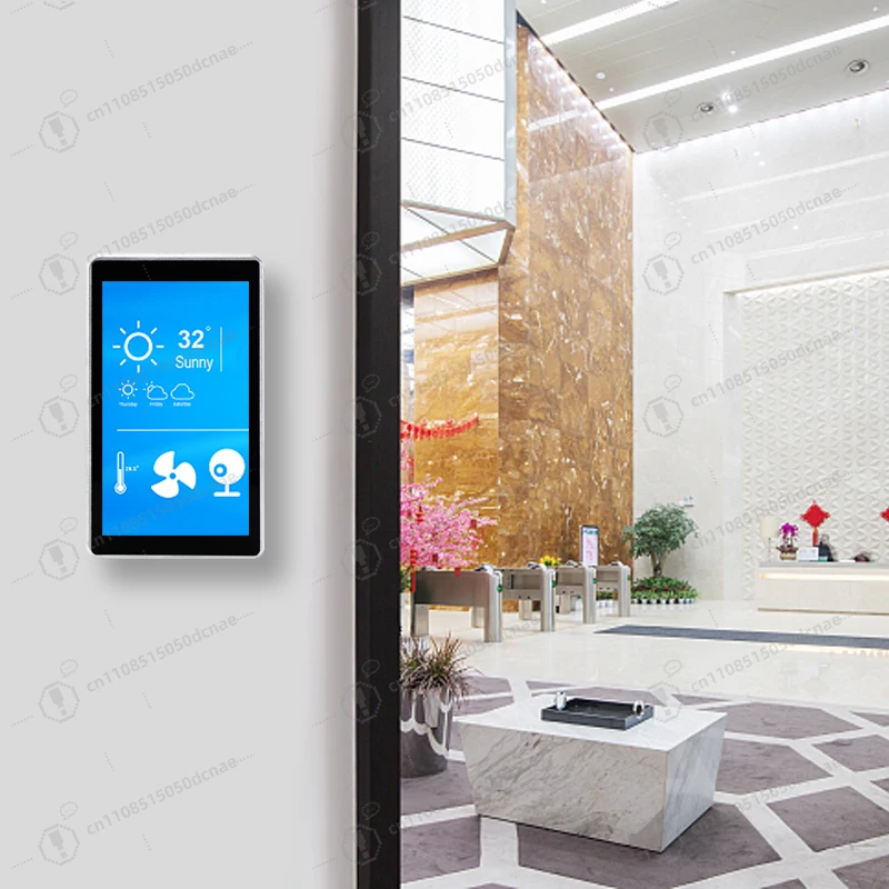 5.5 Inch Wall Mount Android 13 POE Tablet Embedded Smart Home Control Panel