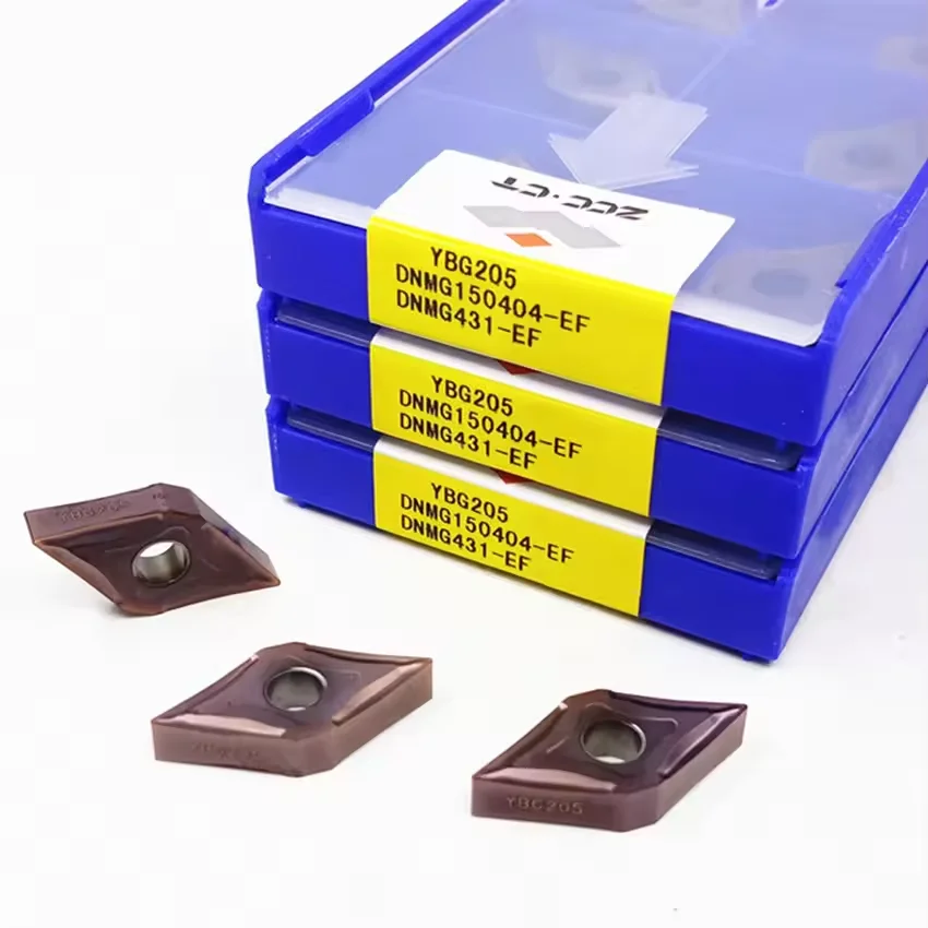 

Original ZCCCT DNMG150404-EF YBG202 YBG205 carbide insert for CNC Cutting Tools