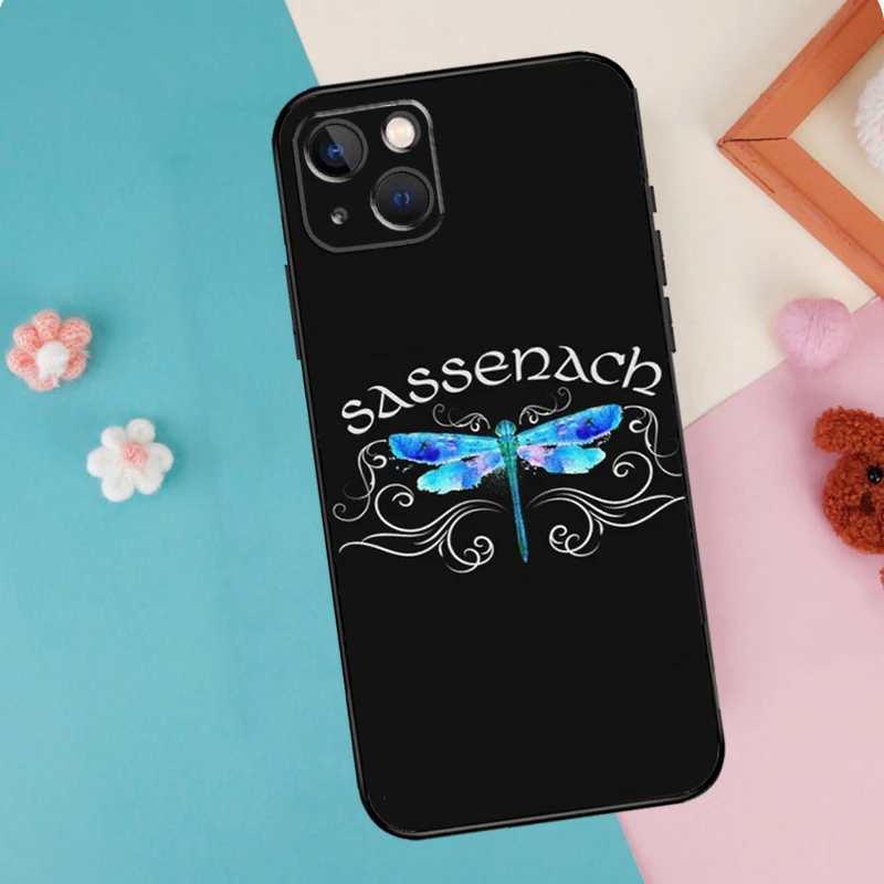 OUTLANDER TV Jamie Sassenach Dragonfly Bumper For iPhone 14 13 Pro Max 12 mini 11 Pro Max 6 7 8 Plus XS XR XS Max SE 2020 Cover
