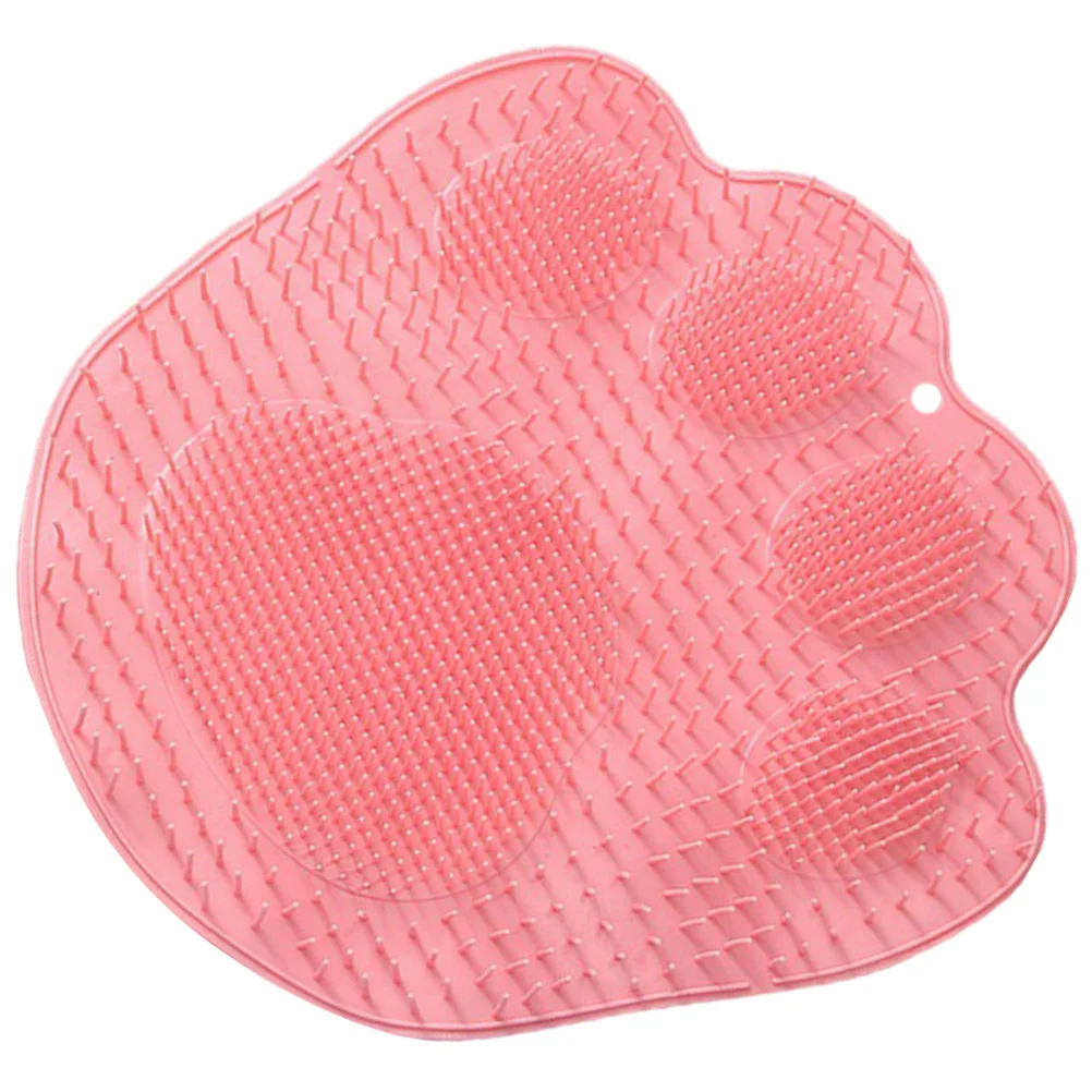 

Foot Scrubber Bathroom Mat Large Nonskid Foot Massage Mat for Callus Removal Exfoliating Anti Skid Shower Floor Pad Suction Cup