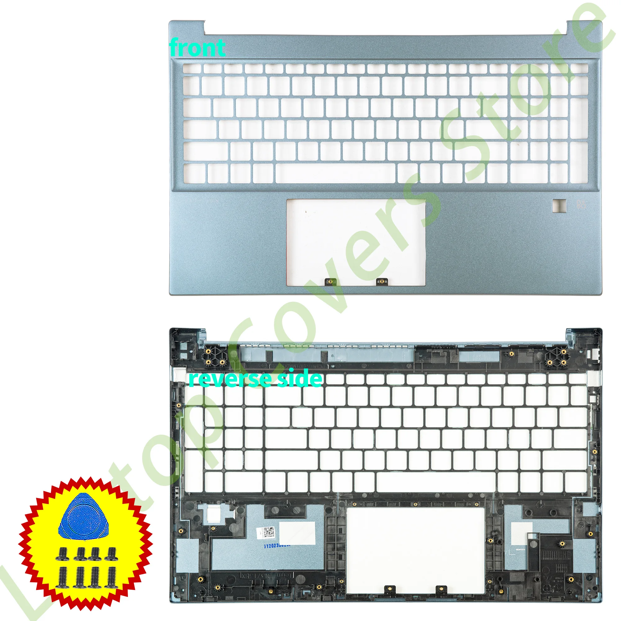 Picture 5: Covers For Pavilion 15 15-EG 15-EH 15Z-EH TPN-Q245/Q246 Palmrest Without SD port Bottom Parts Replace 15.6inch