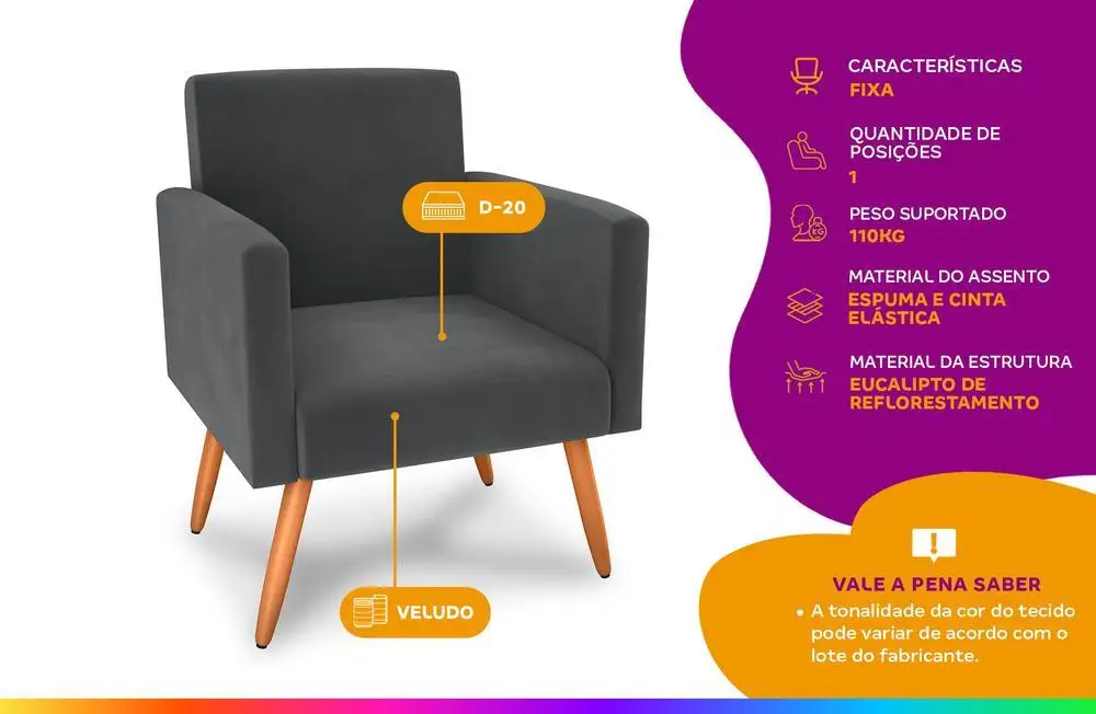 Matrix Dallas moderner dekorativer Sessel