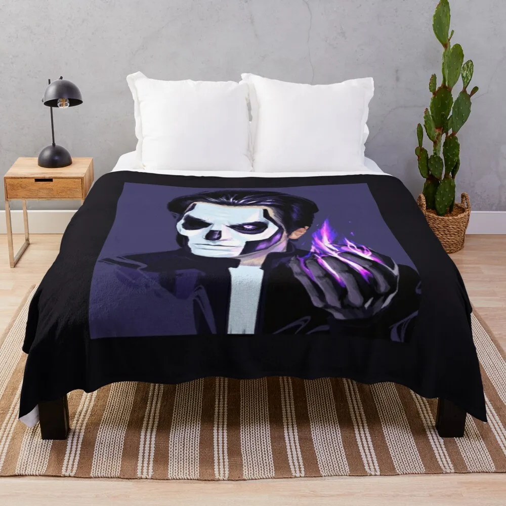 Terzo Purple Flame Throw Blanket Retros bed plaid wednesday Blankets For Bed Blankets