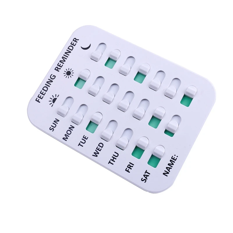 Dog Feeding Reminder Reminder Sticker 2 Times 3 Times a Day Indication Chart Prevent Overfeeding or Obesity 203C