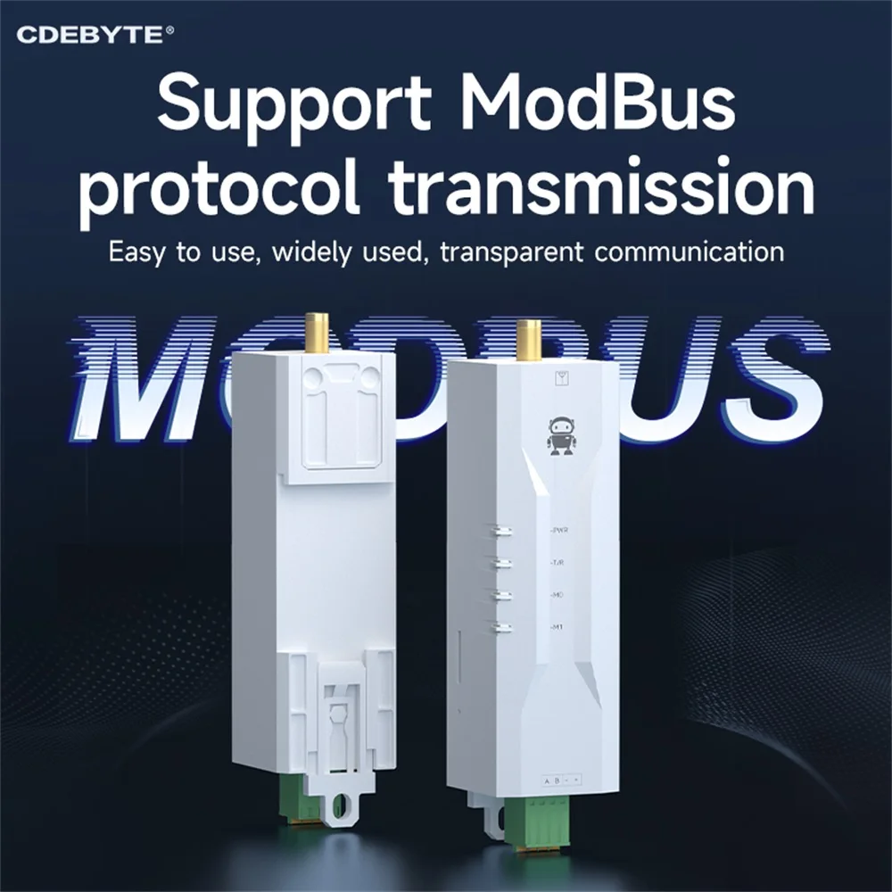 راديو LoRa 433 ميجا هرتز RS485 CDEBYTE EWD95M-400GL20(485) راديو نقل رقمي لاسلكي Din-Rail نقطة واحدة للاستيقاظ