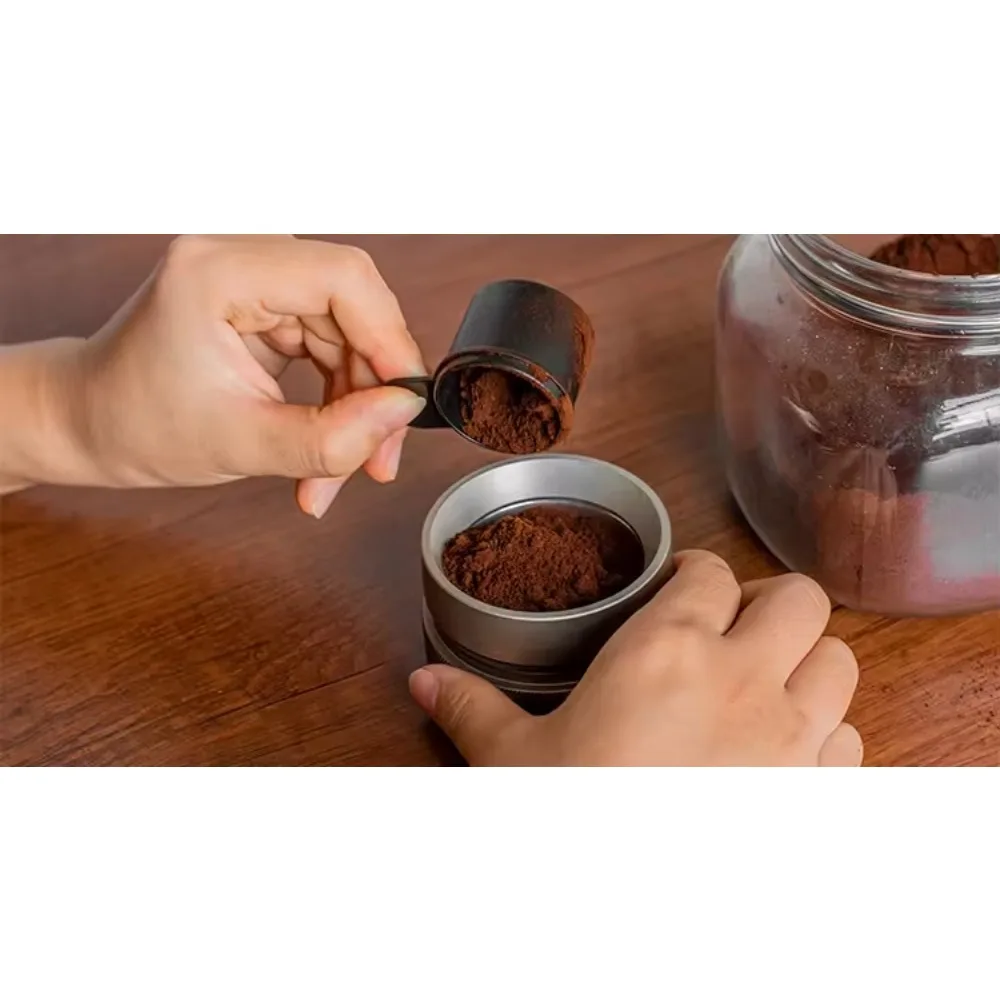More Professional Espresso Portable Coffee Maker Mini for Carry for Big or Small Business Aluminum