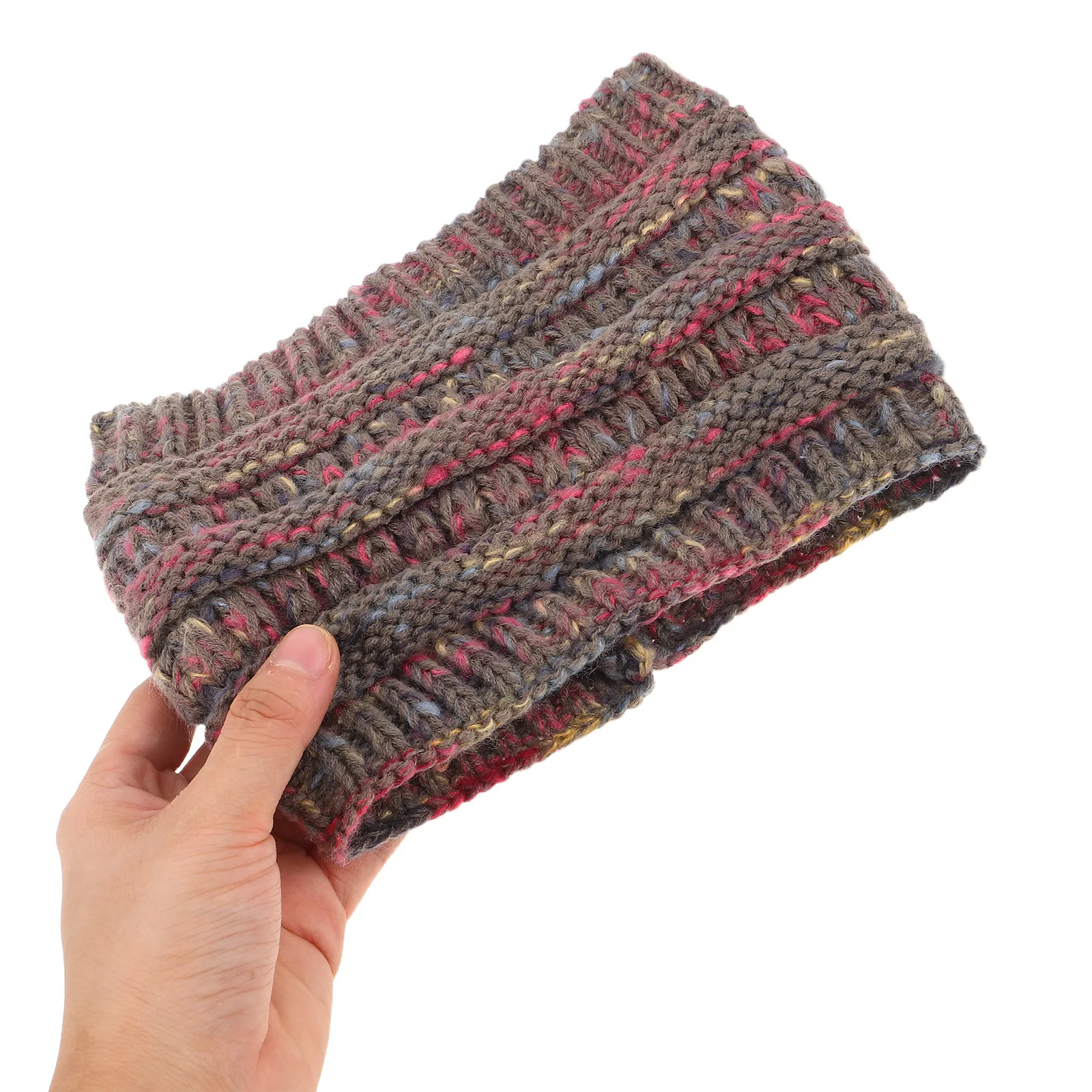 

3Pcs Soft Knit Bohemian Ear Warmer Headbands for Women Thermal Stretchy Vintage Crochet Headband Warm Fleece Lined Party
