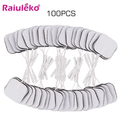 100P/50P 5x5cm Muscle Stimulator Electrode Pads Non-woven Fabric Self Adhesive Replacement Pads for Tens Digital Therapy Machine