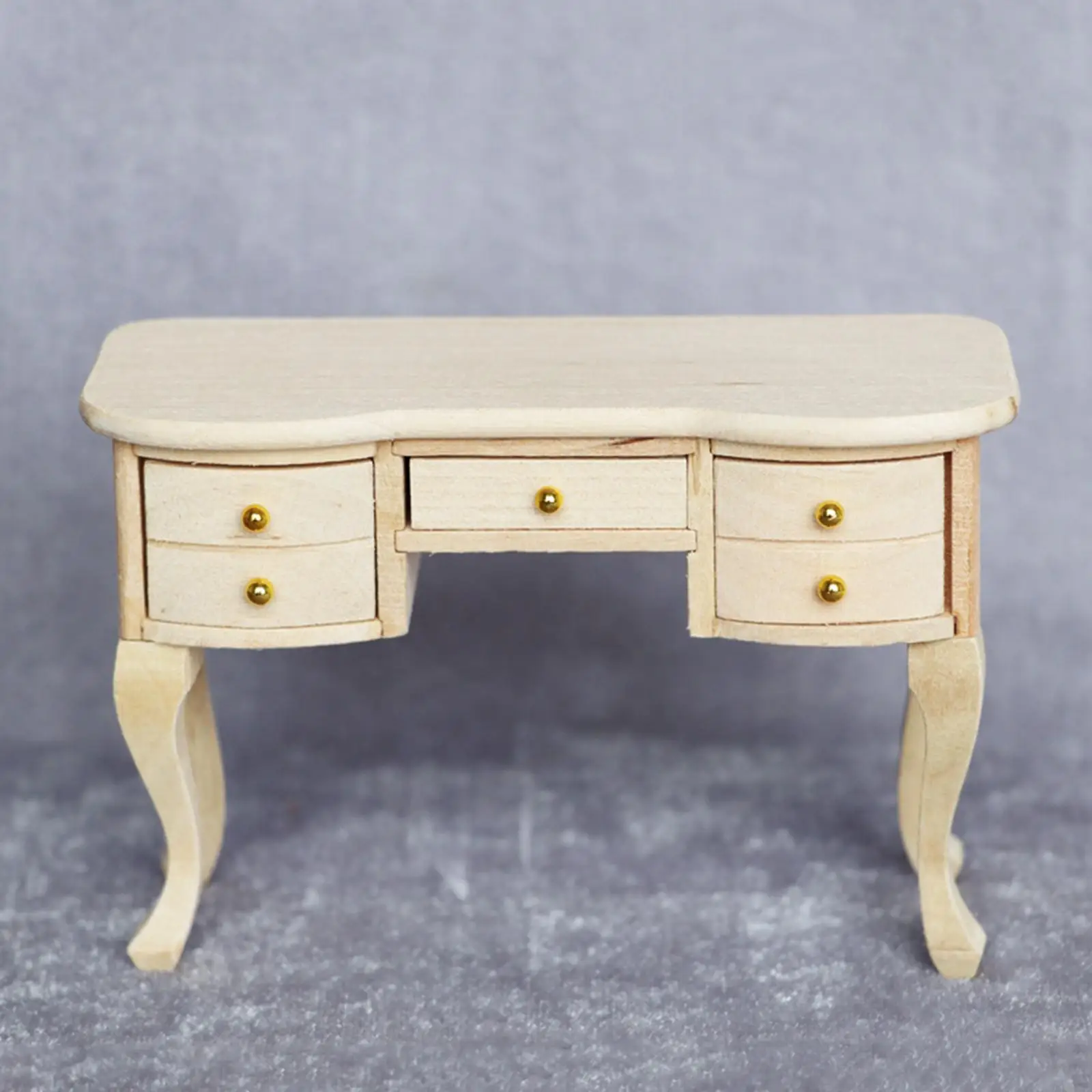 Maison de poupée Miniature non peinte, modèle de bureau pour maison, chambre à coucher, salon, 1/12