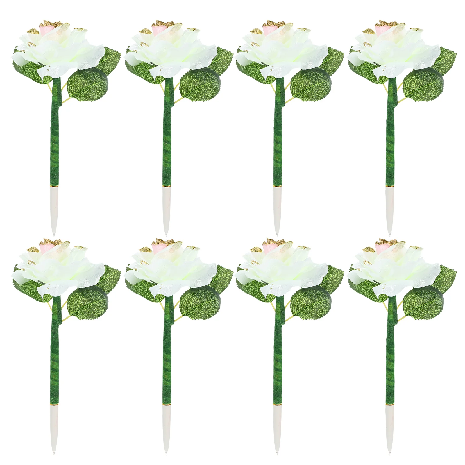 12pçs canetas de gel rosa criativas, canetas de rolo de pano com glitter, ferramentas de escrita para crianças, estudantes, escola, material de escritório