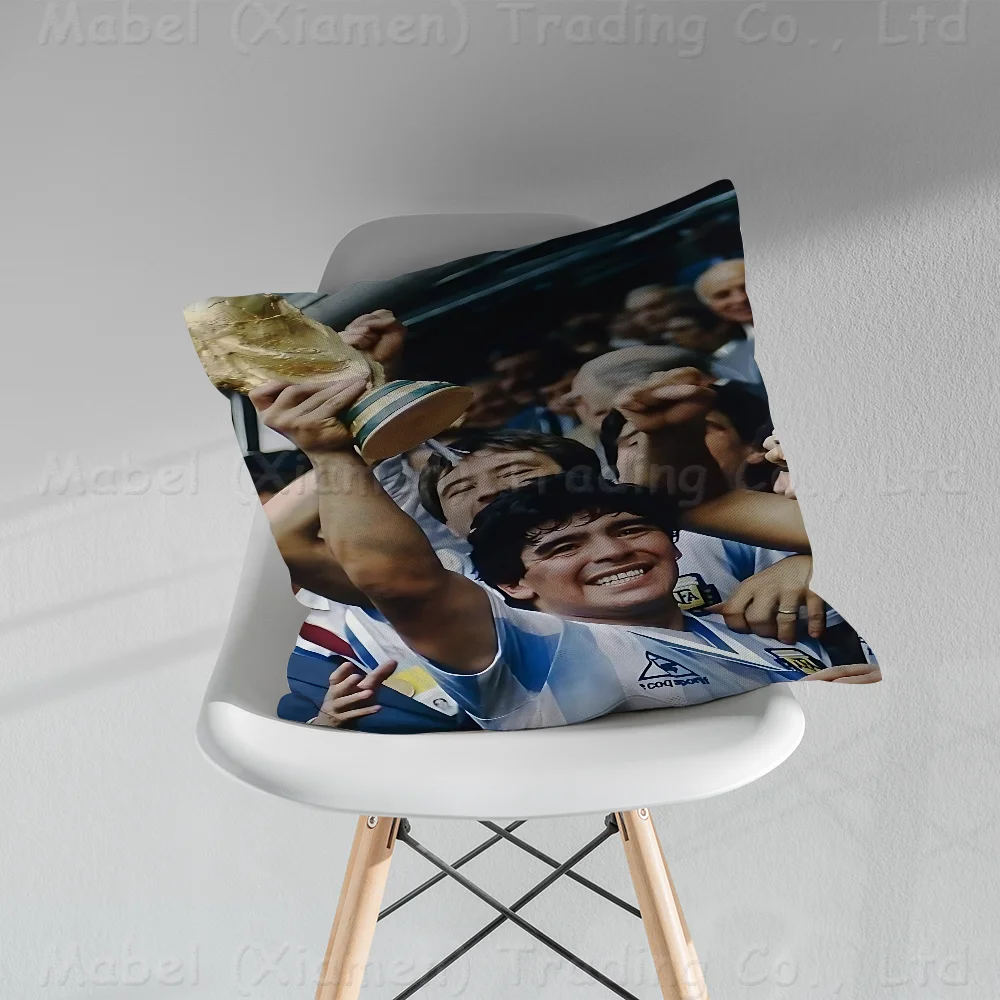 Diego Armando Maradona Personalized Pillow Cover Kids Bedroom Wild Party Decor Pillowcase Kid Birthday Shower Gift