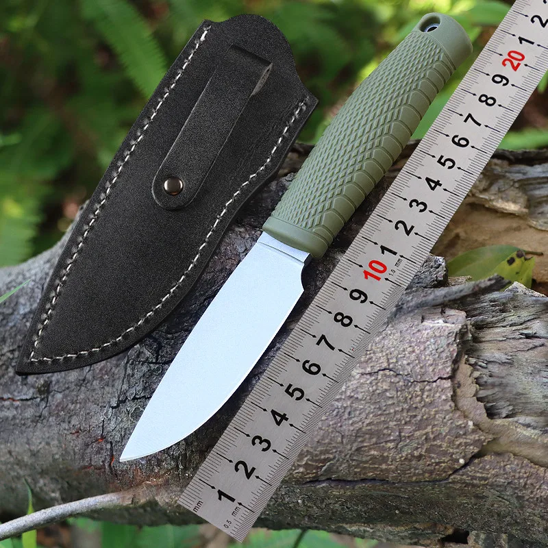 Free Wolf Quality D2 Fixed Blade Knife Grass Fiber Nylon Handle EDC Camping Outdoor Survival Tactical Utility EDC Hunting Knife