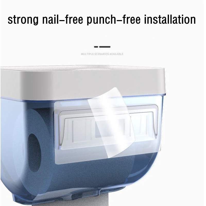 1PC Waterproof Toilet Water Dispenser Toilet Paper Holder Bathroom Tissue Box with Top Storage Table Wall Paper Storage Box