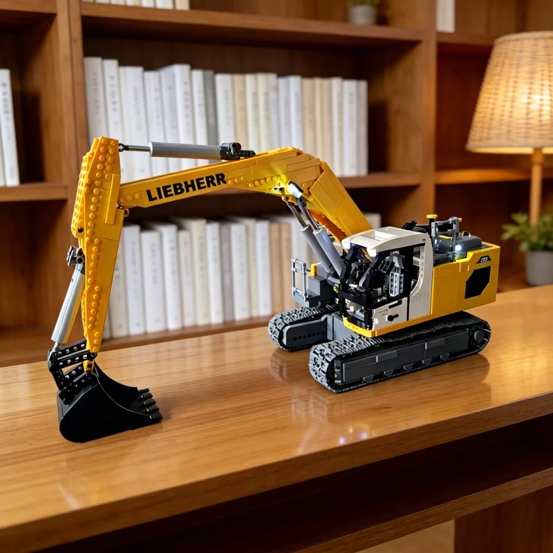 

2996pcs MOC Liebherr Excuvator Bagger 922 Technical Expert Builder Model Building Blocks Creative Gift DIY Display Decor Adult