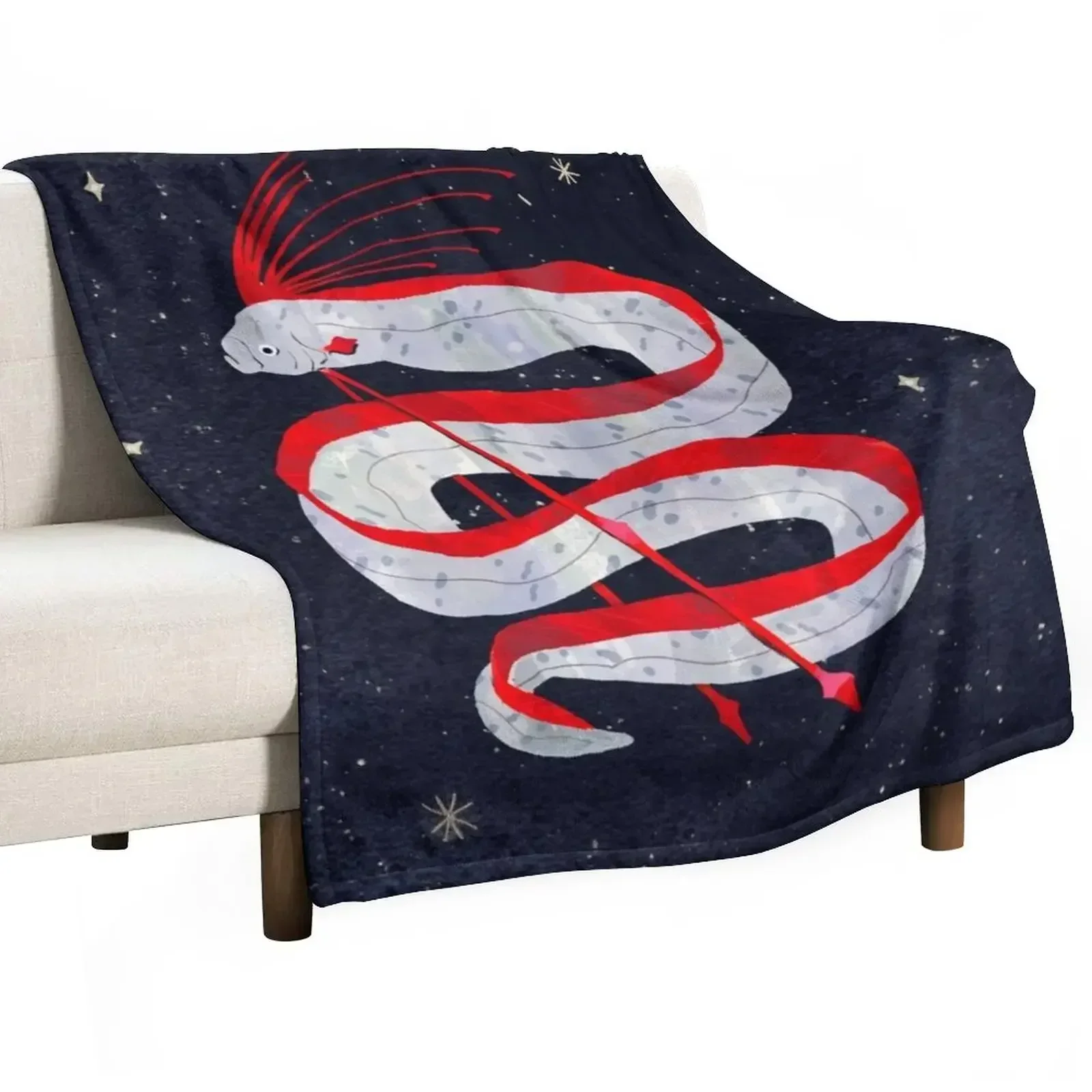 

Starry Oarfish Throw Blanket Winter beds Thin Nap Blankets