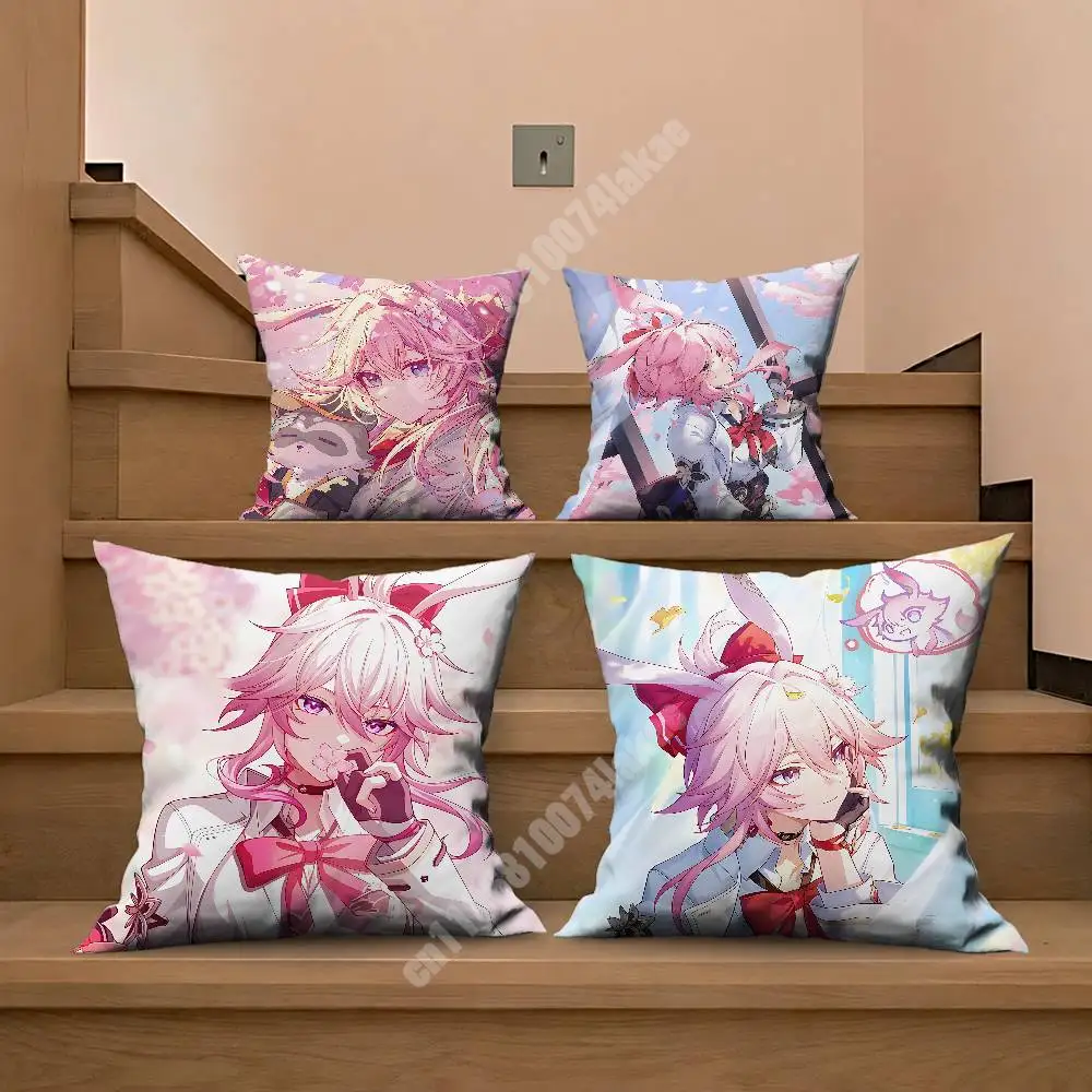 

Honkai Star Rail Evanescia Sofa Couch Pillow Cover Cushion Case Home Bedroom Decoration