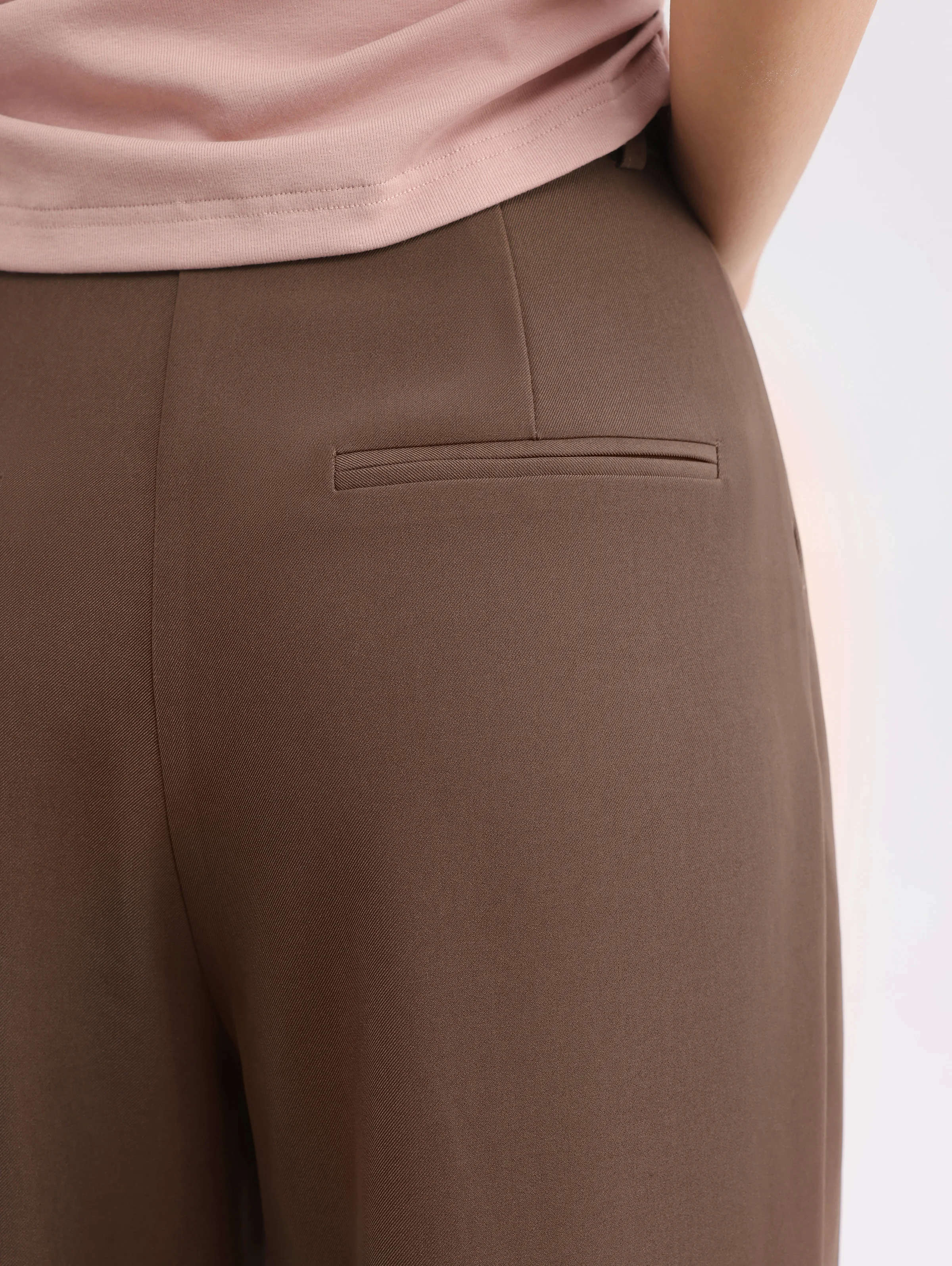 Elegant High-Waist Wide-Leg Suit Pants for Women–Loose-Fit,Draped Straight-Leg Trousers, Trendy Relaxed Office Chic Spring Style
