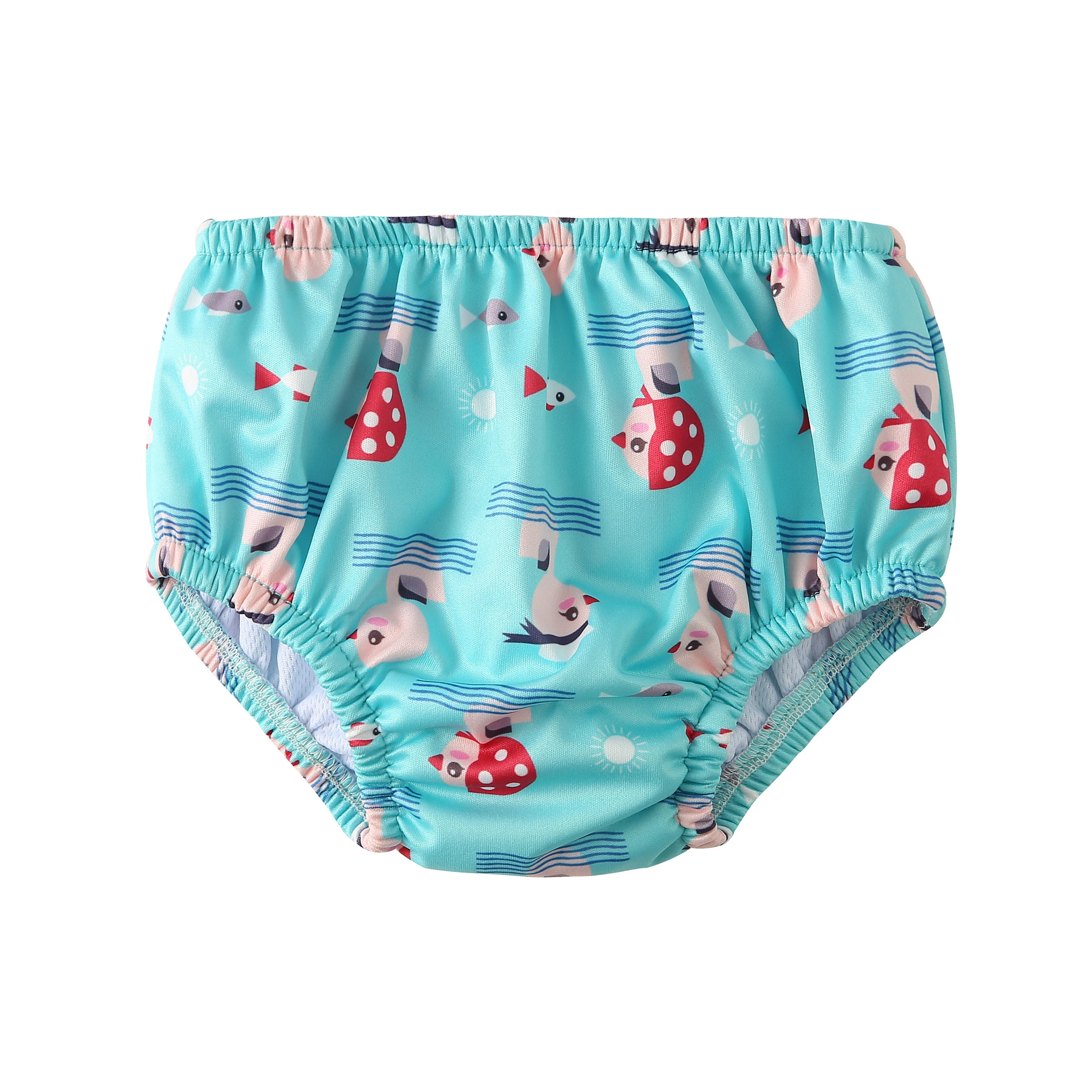 Babyland Waterproof Swim Diaper for Kids, Fraldas de pano, roupa de banho, calça de piscina, férias, apto para bebê, 3 tamanhos, 1pc