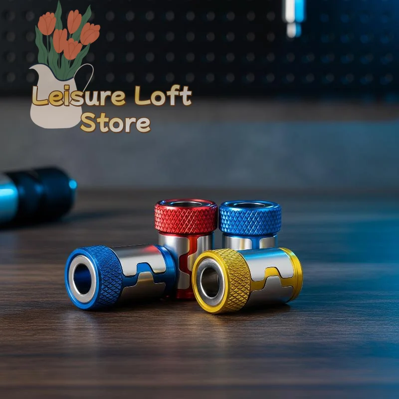 Magnetic Screwdriver Bit Holder Ring Long Lasting Magnetism Anti Slip 1/3/6 Pcs for Farm Equipment Repair Use