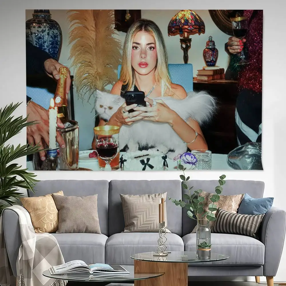 

Menos Triste Mas Mami C-Corina Smith 150x200cm 60x90cm Flag Decoration Outdoor Picnic Party Home Camping Party Art Hanging Banne