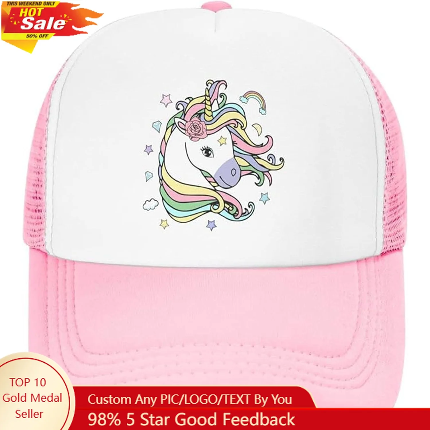 

Toddler Baseball Hat Kids Hats Boys Hats for Kids Ages 4-8 Girls Beach Toddler Trucker Hat Youth Visor Ball Cap