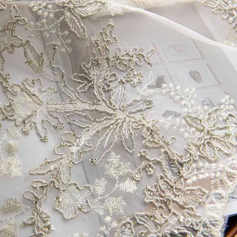 Living Dining Room Bedroom Princess Style Embroidered Lace Curtains Curtains