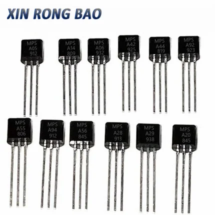 100pcs MPSA56 TO92 A56 TO-92 Transistor MPSA06 MPSA13 MPSA14 MPSA18 MPSA44 MPSA42 MPSA92 A06 A13 A14 A18 A44 A42 A92