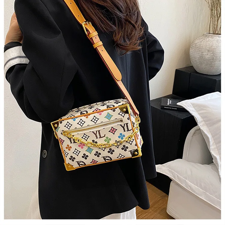 Trendy 2026 Bucket Bag, Boho-chic Canvas & Leather Crossbody Bag, Fashionable Small Shoulder Purse for Women