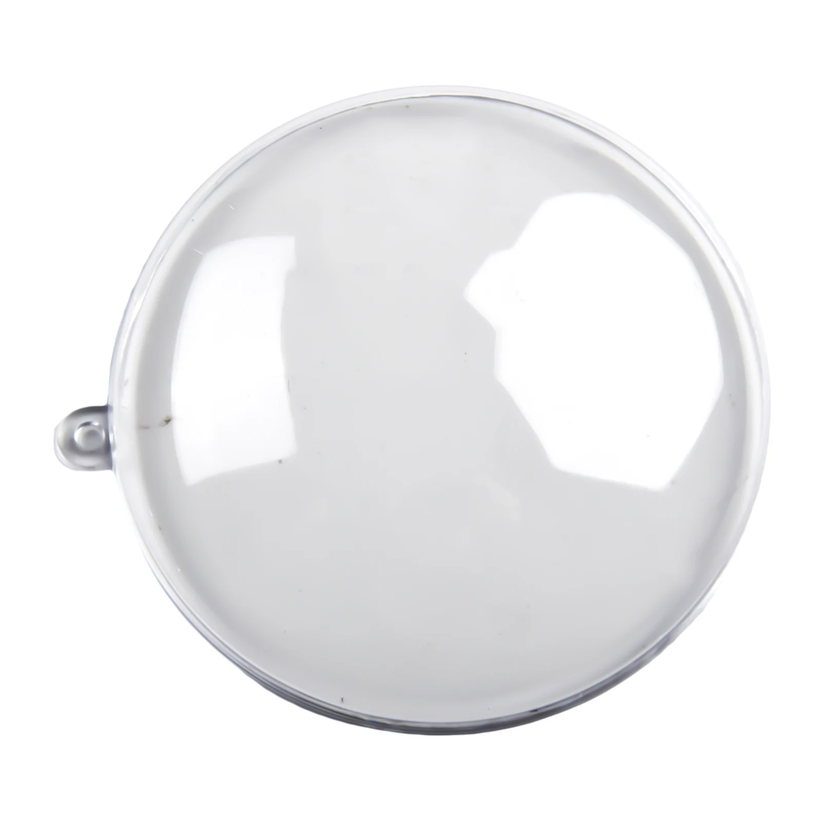 Reusable Plastic Christmas Ball Transparent Decoration Ornament 10 PCS Diameter 7/9/11 cm Opening and Closing Design Usage