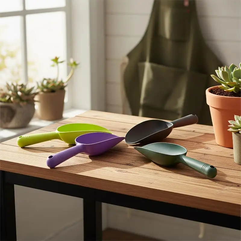 Multifunctional Soil Loosening Garden Shovel Thickened Plastic with Scale for Vegetable Seedling Planting