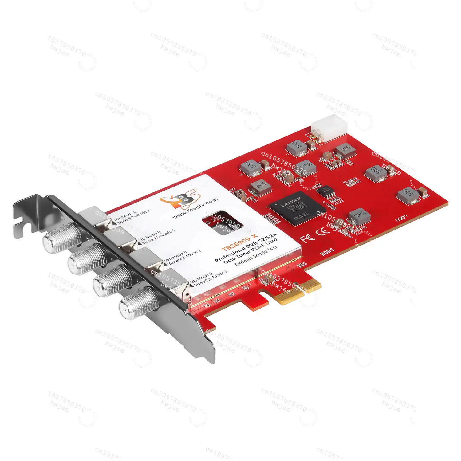 TBS6909-X V2 8-way Frequency Input Receiver Card Compatible with Tvheadend Tuner